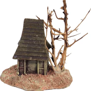 Boon Aqua Deco Ornament met Houten Boom 9 cm