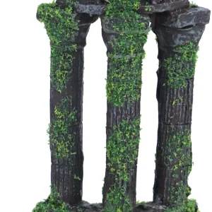 Boon Aqua Deco Ruïne Halfrond 3x Zuil en Mos