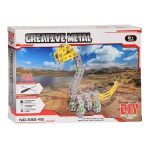Constructieset Metaal Dino 122 dlg
