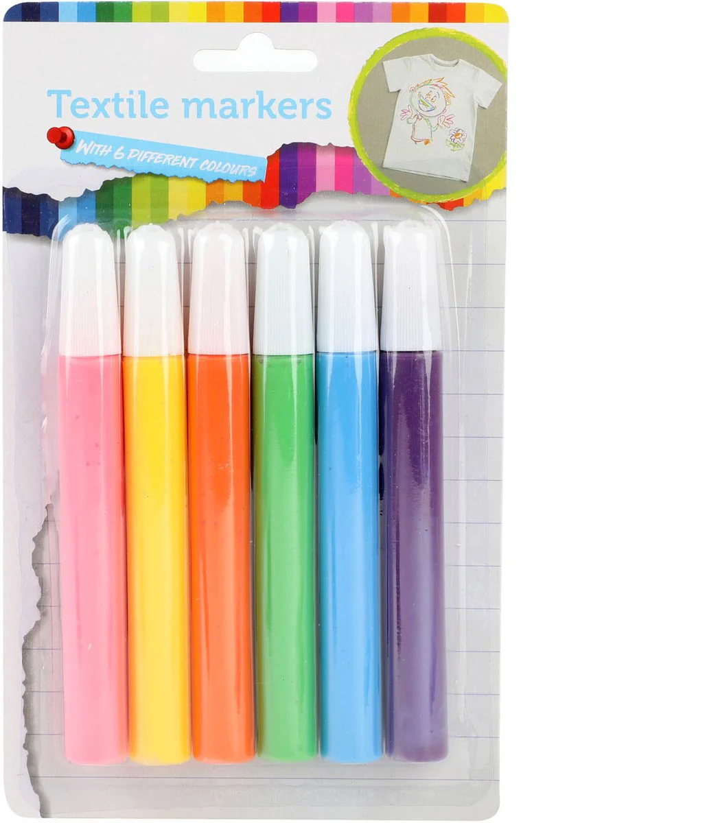 Textielstiften Tropical, 6st. - Afbeelding 2