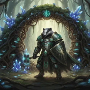 De Dassenridder magneet – Fantasy Backyard Heroes