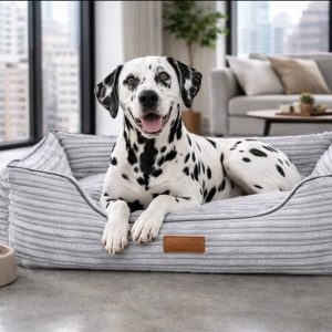 Hondenmand Supersoft Rib Grijs