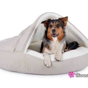 Hondenmand Snuggle Cave Deluxe Crème