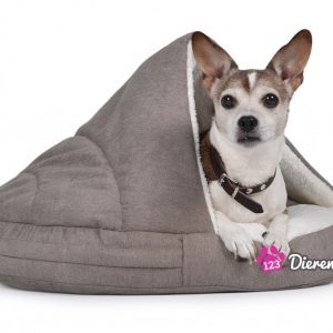 Hondenmand Snuggle Cave Deluxe Taupe