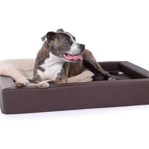 Hondenmand Ligbed Deluxe Bruin