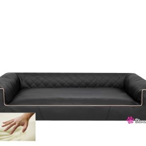 Orthopedische hondenmand Lounge Bed Indira Zwart 100 cm
