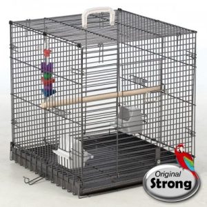 Papegaaien Transportkooi Traveller Grijs