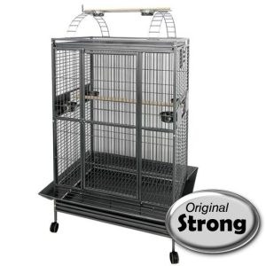 Papegaaienkooi Artemis grijs