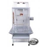 Papegaaienkooi Strong sara wit