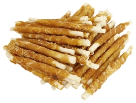 Gedraaide Sticks met kip 12,5cm 300 stuks